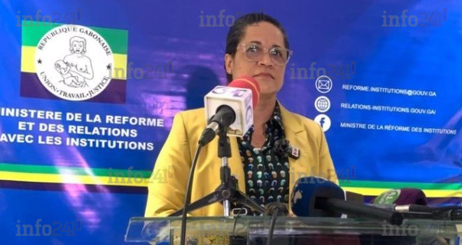 Réformes institutionnelles : Murielle Minkoué précise le calendrier post-transition