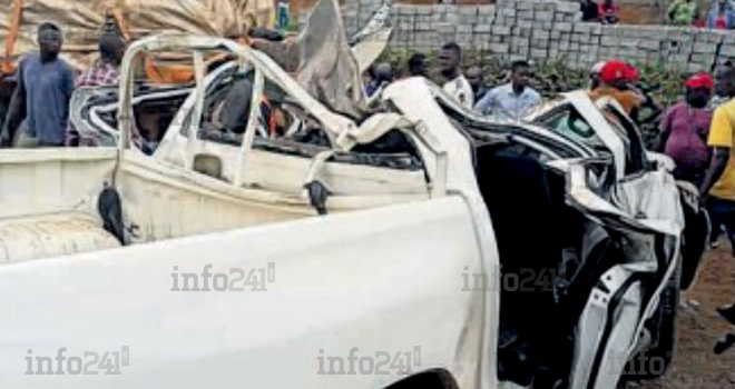 Nkok : Un violent accident de la circulation fait deux morts sur-le-champ