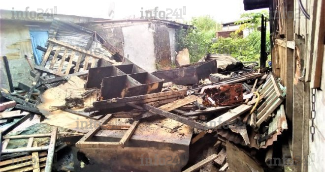 Port-Gentil : Un incendie d’une rare violence réduit en cendres une habitation à Matanda