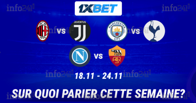 Manchester City vs Tottenham et la Serie A bouillonnante : choisissez vos favoris pour les grands matches de la semaine !