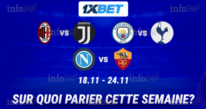 Manchester City vs Tottenham et la Serie A bouillonnante : choisissez vos favoris pour les grands matches de la semaine !