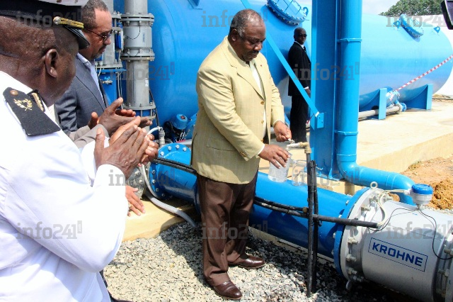 Le président gabonais inaugure une station de traitement d’eau à Ntoum