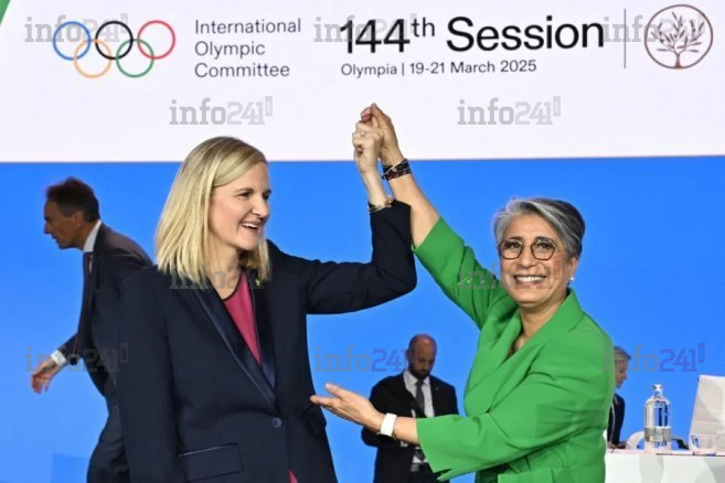 La Zimbabwéenne Kirsty Coventry élue présidente du CIO, une première pour une femme