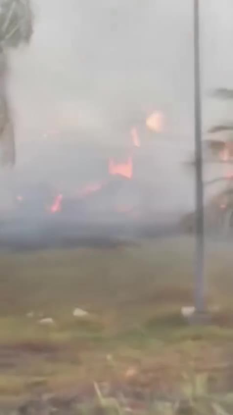 La vidéo de l'incendie du lycée de Booué