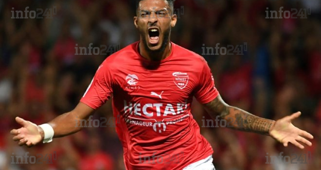 Ligue 1&nbsp;: Denis Bouanga buteur avec Nîmes Olympique face à l’Olympique de Marseille