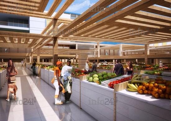 Les maquettes du futur Grand marché de Libreville