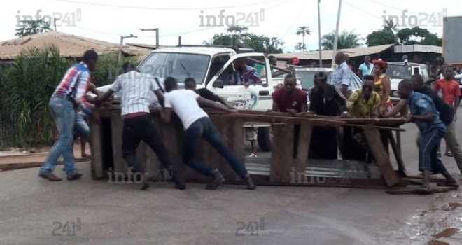 Les barricades de Matanda à Port-Gentil