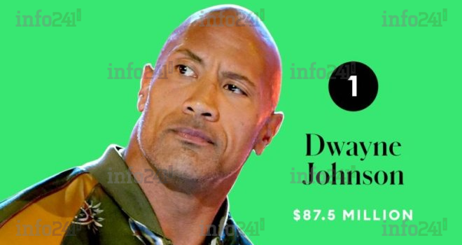 Dwayne Johnson &laquo;&nbsp;The Rock&nbsp;&raquo;, l’acteur le mieux payé du monde en 2020&nbsp;!