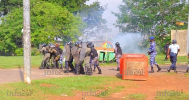 USTM&nbsp;: Des étudiants gazés par la police gabonaise pour avoir réclamé la reprise des cours