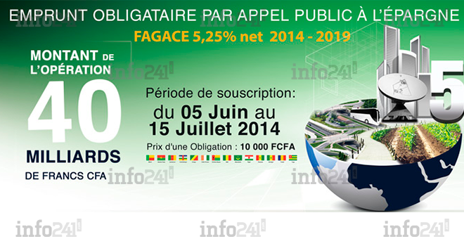 Investissement&nbsp;: la FAGACE lance un emprunt obligataire de 40 milliards de FCFA 