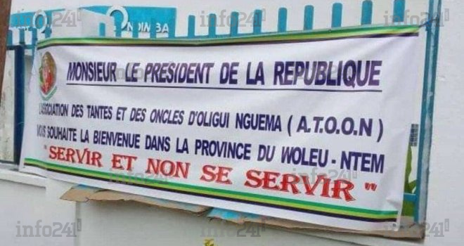 Oligui Nguema chaudement accueilli à Oyem par ATOON, l’association de ses tantes et oncles