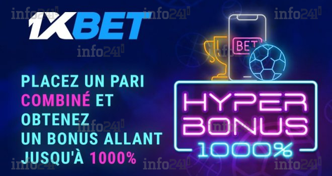 Profitez de bonus massifs sur les paris accumulateurs gagnants chez 1xBet