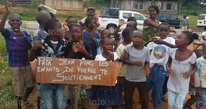 Les enfants de Vouvou «&nbsp;soutiennent&nbsp;» Papa Jean Ping&nbsp;!