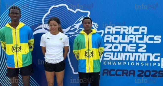 Championnat d’Afrique de natation 2025 - zone 2&nbsp;: déjà 5 médailles engrangées par le Gabon&nbsp;!