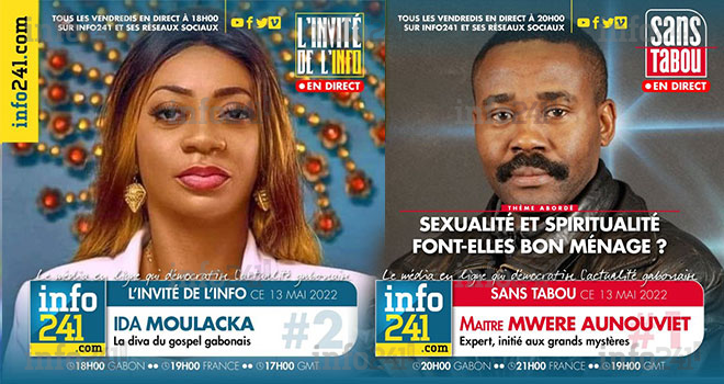 « L’invité de l’info » et « Sans tabou », deux émissions vidéo du vendredi soir sur Info241 !