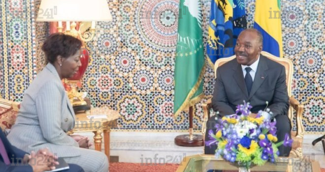 Louise Mushikiwabo parle Francophonie avec Ali Bongo