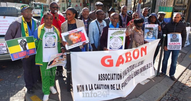 Ali Bongo à l’Elysée&nbsp;: des Gabonais manifestent contre son arrivée en France