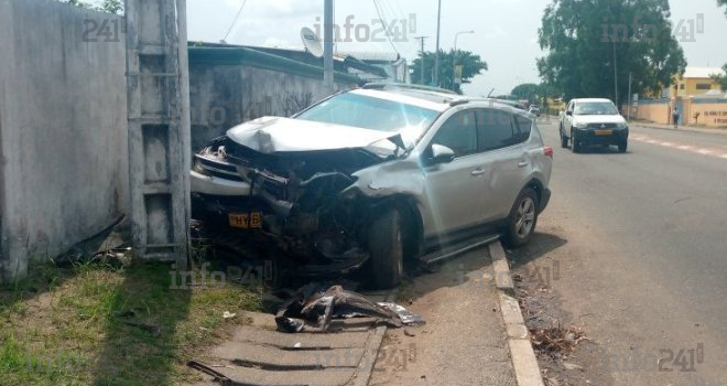 Port-Gentil&nbsp;: Plusieurs blessés graves dans une collision impliquant un taxi et un RAV4