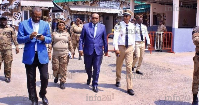 Port-Gentil : le ministre de la Justice Akuré-Davain face aux réalités de la prison centrale