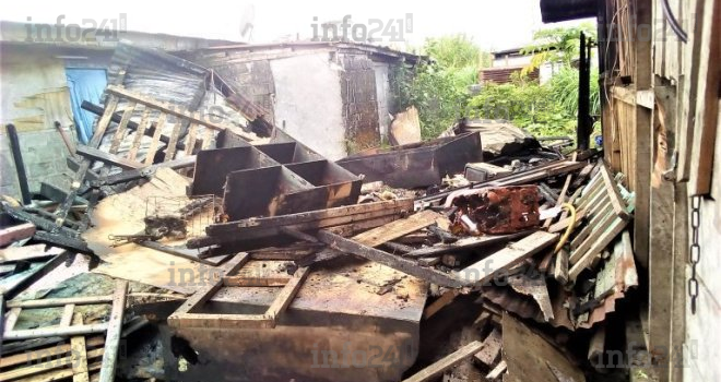Port-Gentil&nbsp;: Un incendie d’une rare violence réduit en cendres une habitation à Matanda