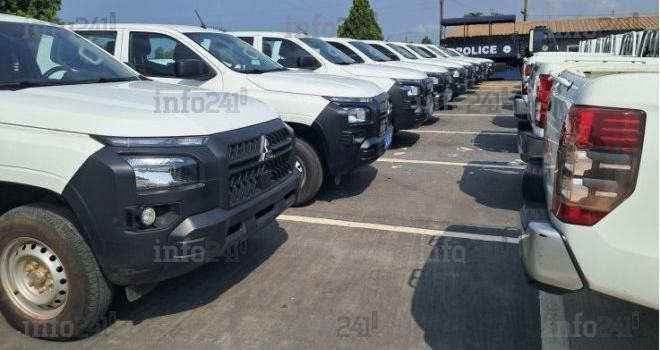 Insécurité&nbsp;: Le gouvernement gabonais muscle les patrouilles de police avec une vingtaine de pick-up