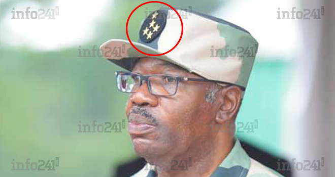 Le soldat Ali Bongo est aussi... général 5 étoiles de l’armée gabonaise&nbsp;!