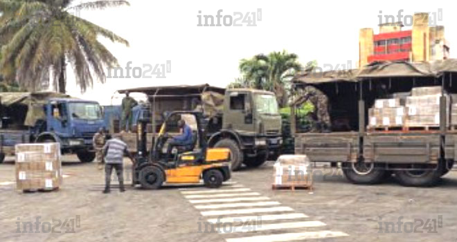 Elections 2023&nbsp;: le matériel électoral en route pour l’intérieur du pays par convoi militaire