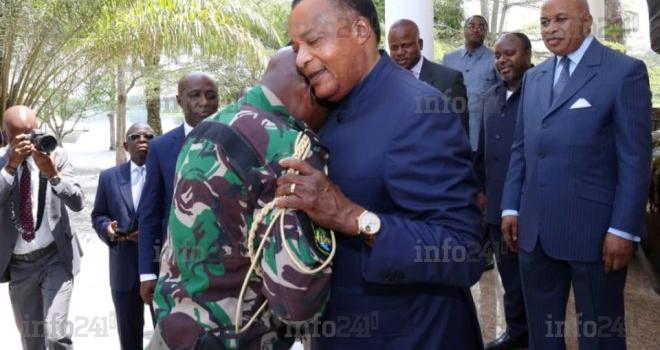 Brice Oligui Nguema très chaudement accueilli au Congo par Denis Sassou Nguesso