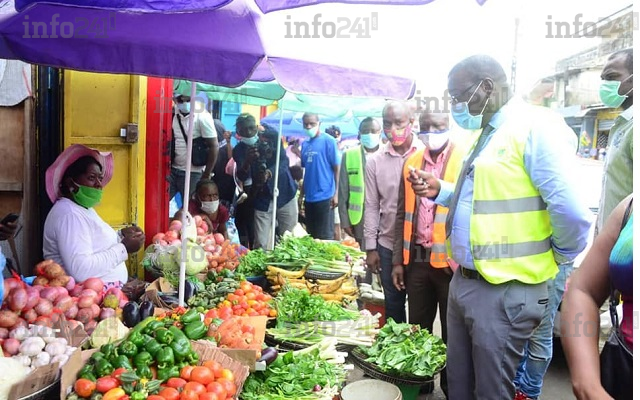 Mesures barrières&nbsp;: la mairie de Libreville sensibilise les commerçants
