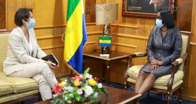 La patronne du géant français Eramet chez Rose Christiane Ossouka Raponda