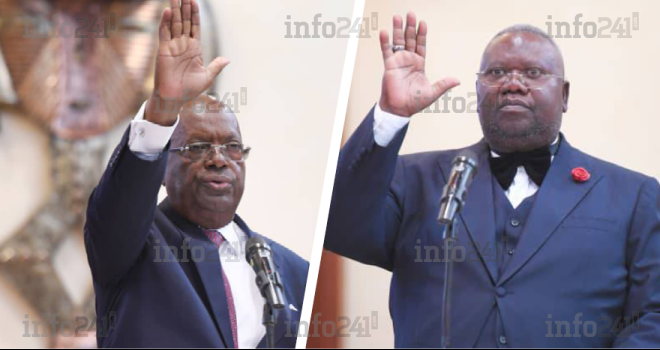 Le médiateur de la République et l’ex président du CGE ont juré fidélité et loyauté à Ali Bongo