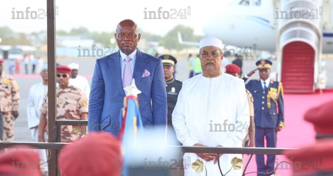 Le général Oligui Nguema au Tchad pour l’investiture controversée du général Deby Itno