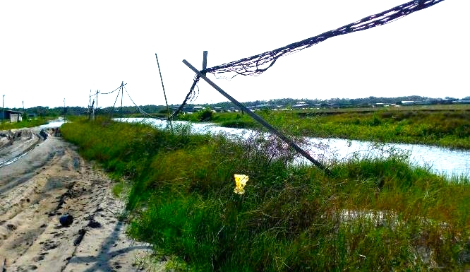 Port-Gentil&nbsp;: Un gabonais frôle la mort après avoir tenté de retirer un câble électrique d’un lac