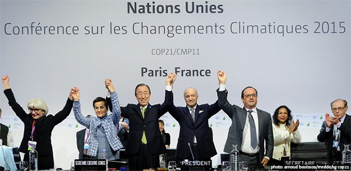 Accord de Paris sur le climat, une nouvelle ère de gouvernance climatique mondiale