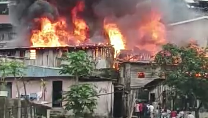Libreville&nbsp;: Un violent incendie ravage plusieurs maisons en planches au PK7