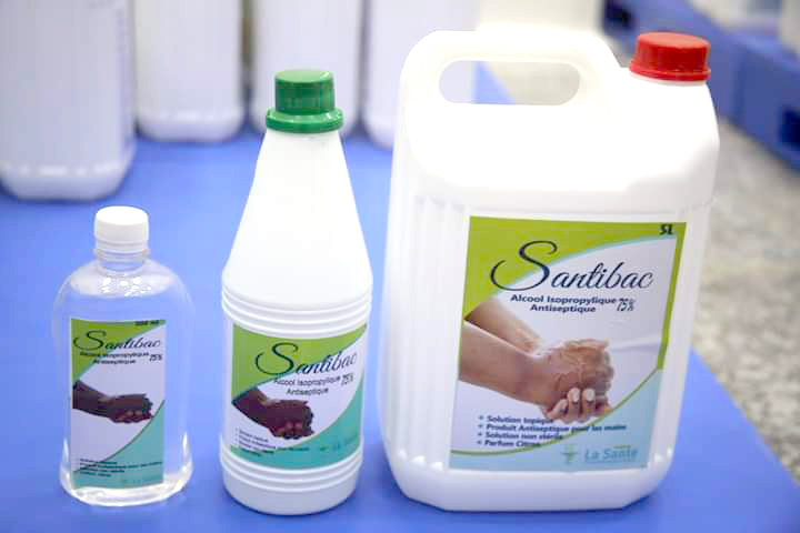 Voici venus les gels hydroalcooliques made in Gabon&nbsp;!