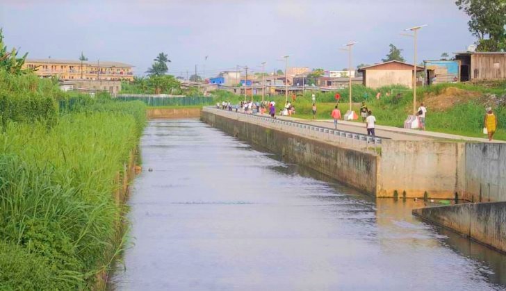 Le chantier du bassin versant de Nzeng-Ayong enfin livré après 6 ans de travaux