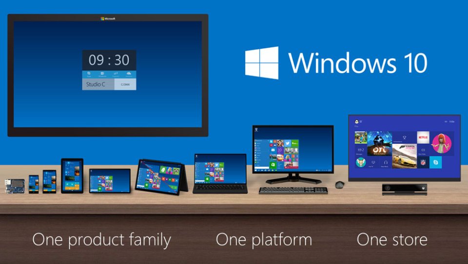 Windows 10 devrait se décliner en 7 versions 