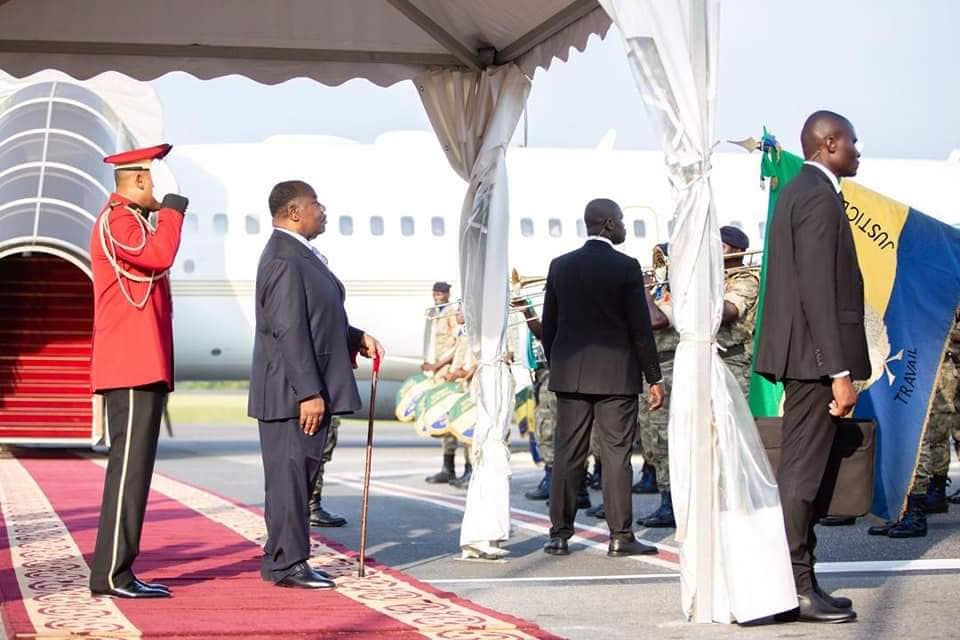 Le retour au Gabon d’Ali Bongo de ce samedi 23 mars en images
